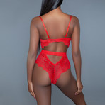 Bettany Bodysuit // Red (Small)