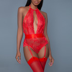 Ophelia Bodysuit // Red (Small)