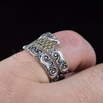 Snake Style Ring + Ornament (10.5)