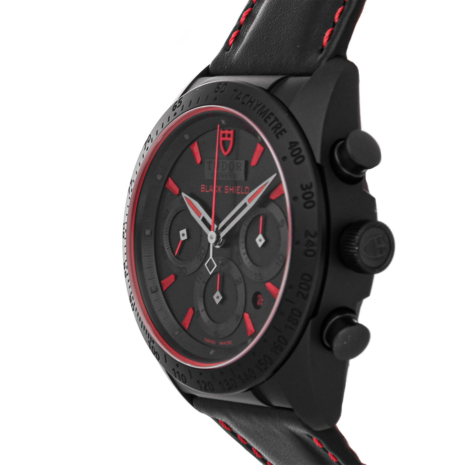 Tudor Fastrider Black Shield Chronograph Automatic // 42000CR-0002 ...