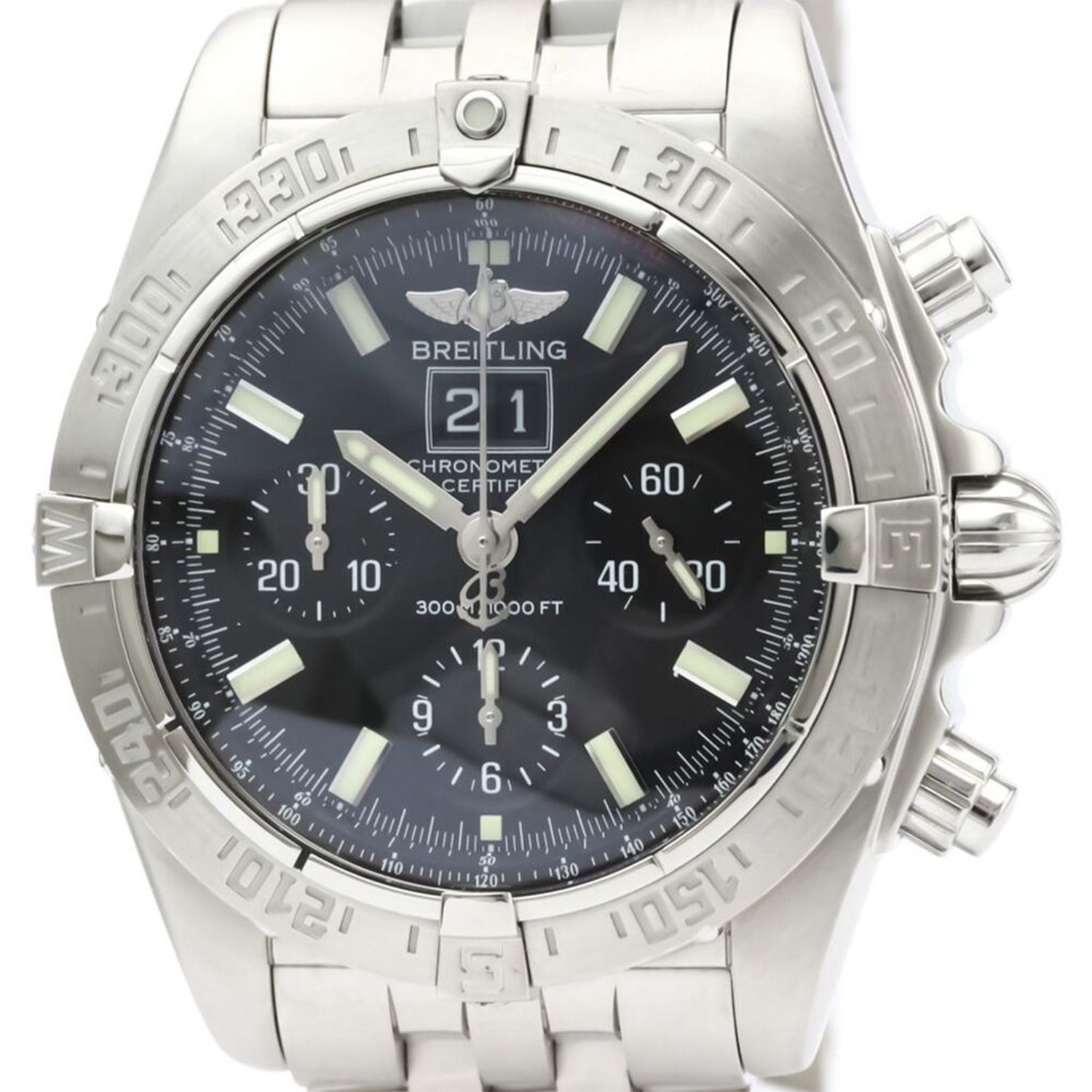 Breitling Blackbird Chronograph Automatic // A4435912/B811-362A // Pre ...