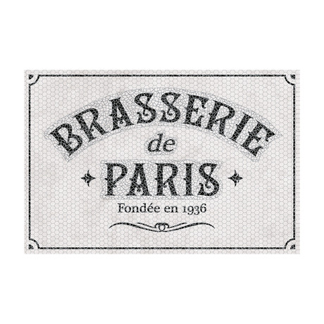 Mosaic // Brasserie de Paris Floor Mat (2' x 3')