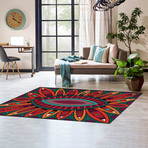French Trends // Colored Ovals Floor Mat (2' x 3')