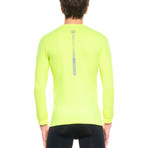 Men's Infrared Running Long Sleeve Crew Neck // Neon Yellow (XL)