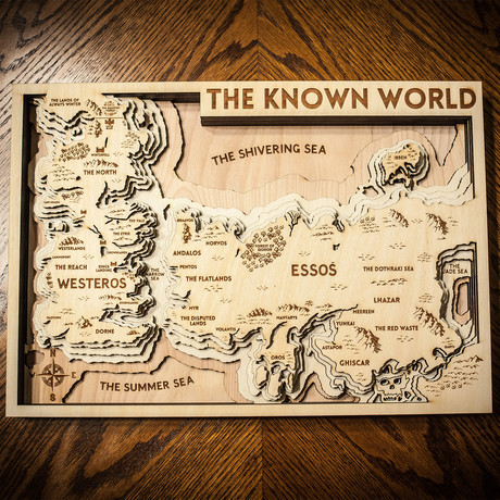 Game Of Thrones // The Known World (7"W x 10"H x 1.5"D)