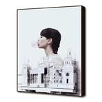 Pink Bubblegum (16"W x 20"H x 0.2"D)