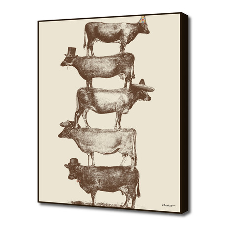 Cow Cow Nuts (16"W x 20"H x 1.5"D)