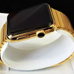 24K Gold // Apple Watch Series 6 // Gold Links Band // 44mm