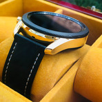 24K Gold 45mm Galaxy Smart Watch 3 // Leather Band // 45mm // 2020 Release