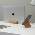 Loma // Vertical Laptop Stand (Oak)