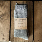 Alpaca Wool Socks // Charcoal