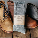 Alpaca Wool Socks // Charcoal
