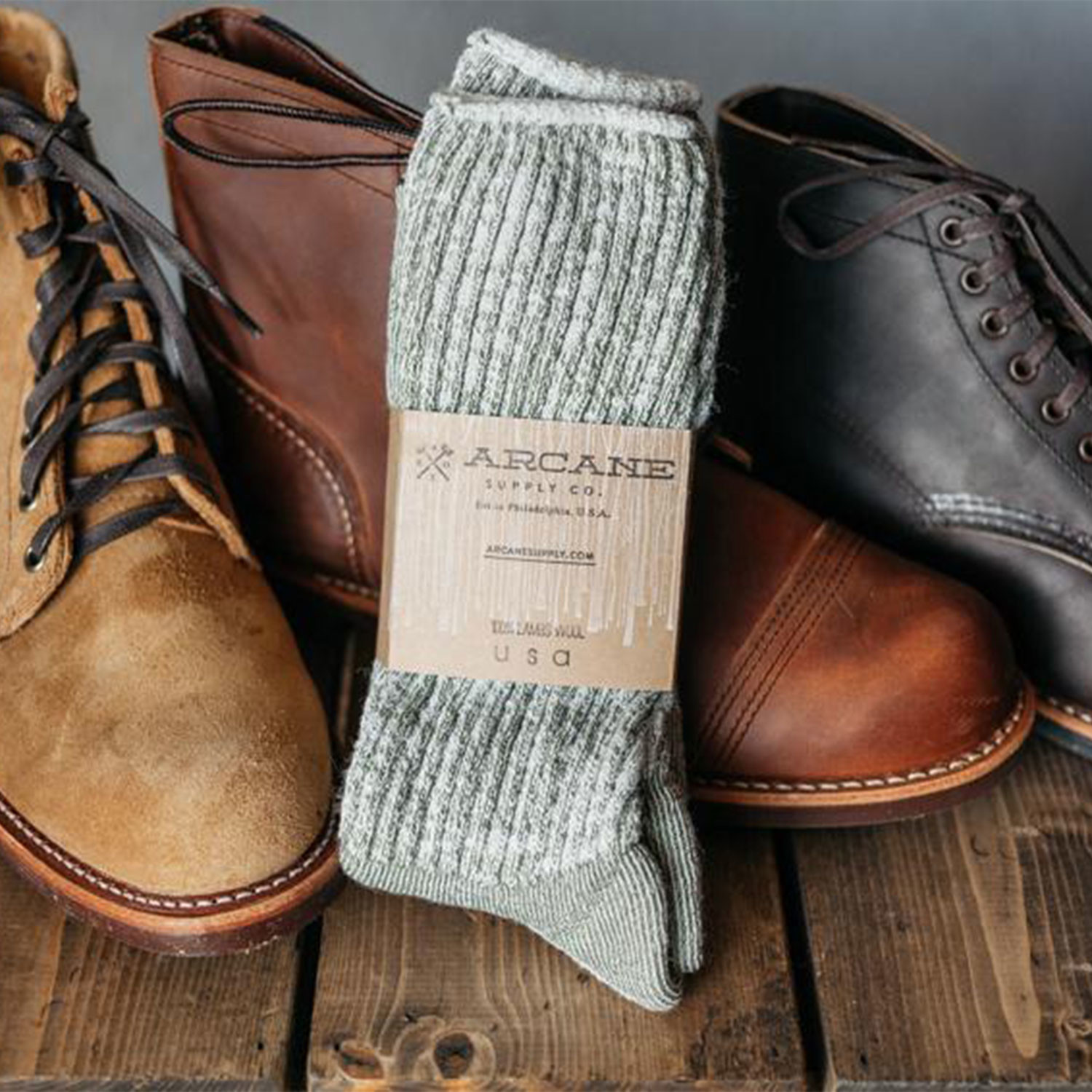 Expedition Socks // Olive - Arcane Supply Co. - Touch of Modern
