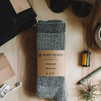 Alpaca Wool Socks // Charcoal