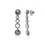 John Hardy Sterling Silver Palu Earrings // Store Display
