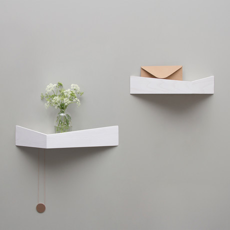 Set of 2 Pelican Shelves // Small + Medium (Black)