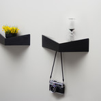 Set of 2 Pelican Shelves // Small + Medium (Black)