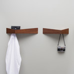 Set of 2 Pelican Shelves // Medium + Large (Walnut)