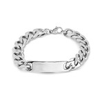 Stainless Steel Chain Bracelet (Metallic)