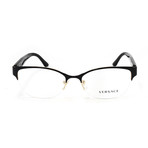 Versace // Women's VE1222 Optical Frames // Black + Gold