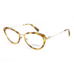 Versace // Women's VE1244 Optical Frames // Pale Gold + Havana