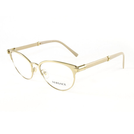Versace // Women's VE1259Q Optical Frames // Pale Gold