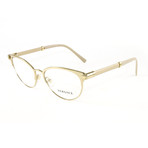 Versace // Women's VE1259Q Optical Frames // Pale Gold