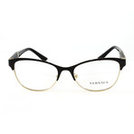 Versace // Women's VE1233Q Optical Frames // Black + Gold