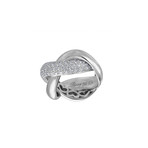 Poiray 18k White Gold Diamond Ring // Ring Size: 5 // Pre-Owned