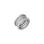 Bulgari 18k White Gold B.Zero1 4 Band Ring // Ring Size: 5.25 // Pre-Owned