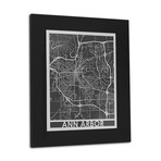 Stainless Steel Map // Ann Arbor