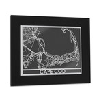 Stainless Steel Map // Cape Cod