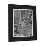 Stainless Steel Map // Minneapolis