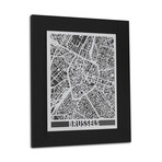 Stainless Steel Map // Brussels