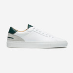 Lione Sneakers // White + Dark Green (Euro: 40)