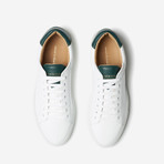 Lione Sneakers // White + Dark Green (Euro: 42)