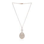 Piero Milano 18k Rose Gold Diamond Necklace // Store Display