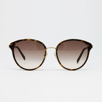 Women's GV7161 Sunglasses // Havana + Gold