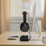Raptic Rise Headphones Stand + Wireless Qi Charger