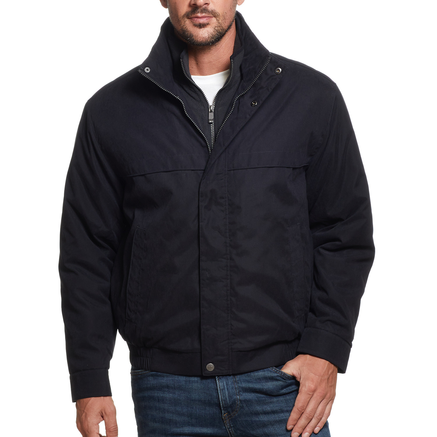 Microfiber Bomber Jacket // Black (2XL) - The Very Warm - Touch of Modern