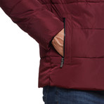 Puffer Jacket // Sangria (XL)