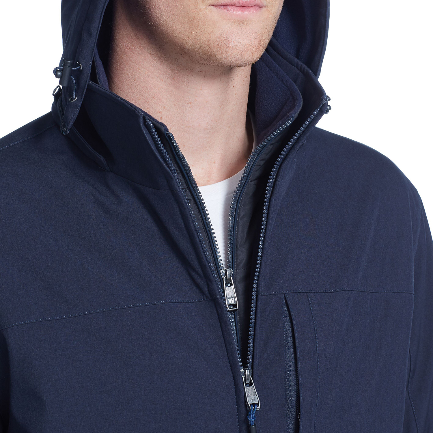 Stretch Tech Jacket // Navy Heather (S) - The Very Warm - Touch of Modern