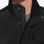 Ultra Oxford Quilted Jacket // Black (M)
