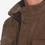 Microsuede Field Jacket V1 // Driftwood (XL)