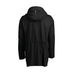 Raincoat // Black + Camo (XL)