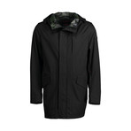 Raincoat // Black + Camo (XL)
