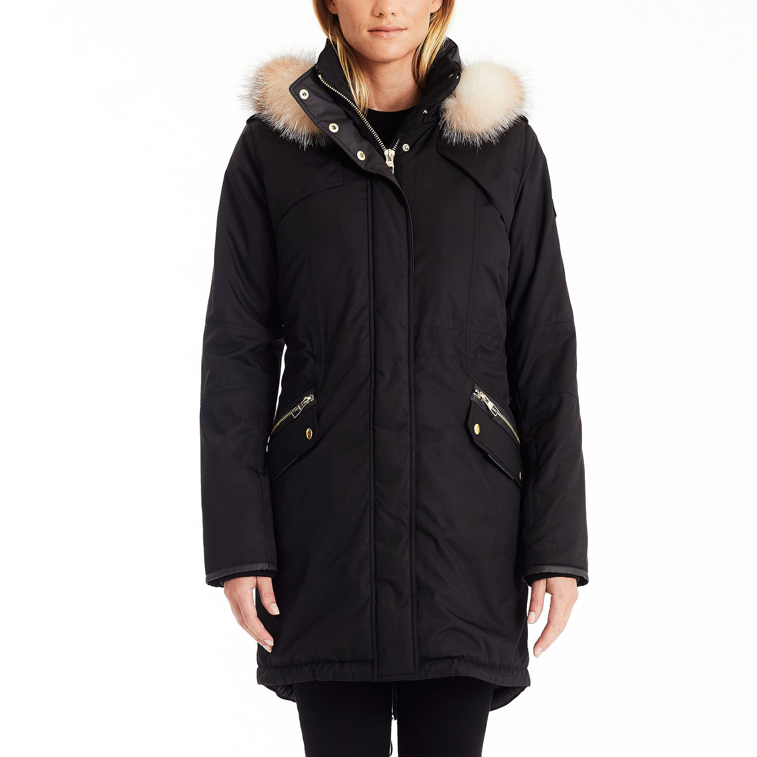 Women's Luxe Parka // Black (L) - TUMI - Touch of Modern