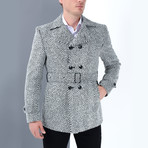 Squaw Coat // Patterned Black (Small)