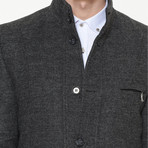 Redwood Coat // Patterned Gray (Small)
