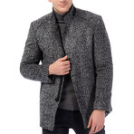 Athens Overcoat // Patterned Gray (Small)